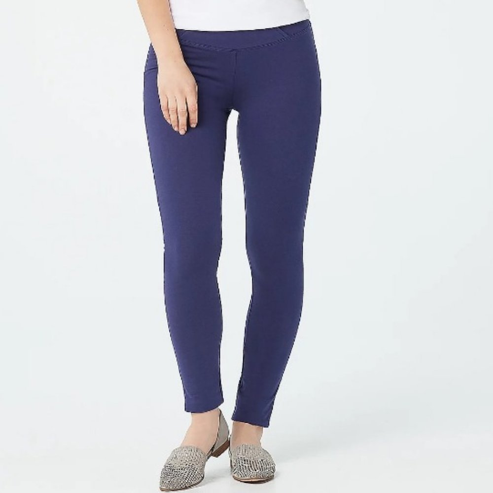 Women with Control Tummy Control Cross Over Leggings  9910